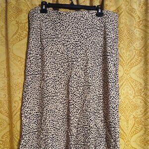 Cheetah slip skirt xxl